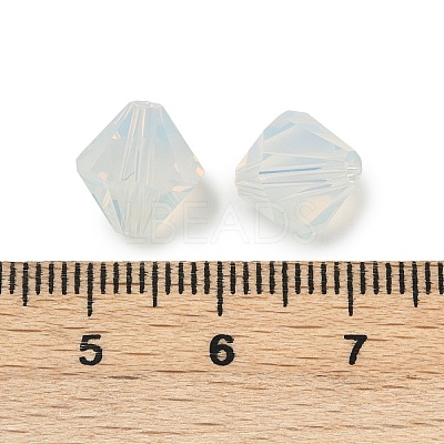 Transparent Imitation Austrian Crystal K9 Glass Beads GLAA-L048-03-05-1