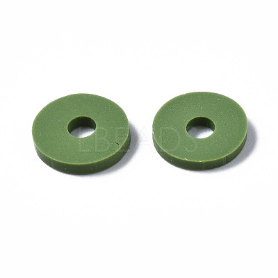 Handmade Polymer Clay Beads CLAY-Q251-8.0mm-B43-1