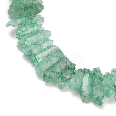 Natural Crackle Quartz Beads Strands G-R012-B06-07-1
