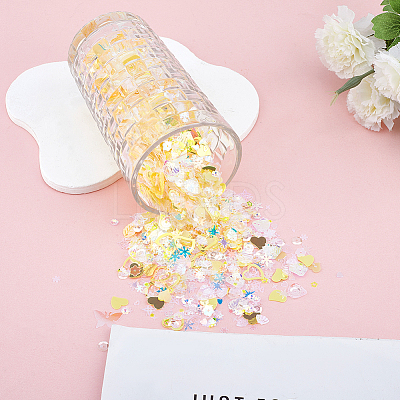 100G Plastic Sequins Beads PVC-CP0001-01A-1