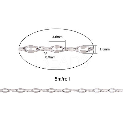 304 Stainless Steel Dapped Chains CHS-CJC0001-04P-1