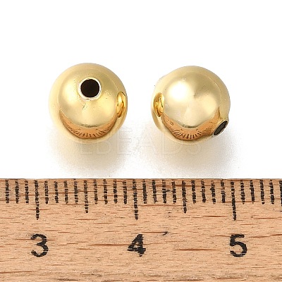 Rack Plating Brass Beads KK-K373-08D-G-1