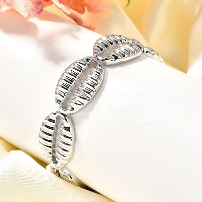 Brass Cuff Bangles for Women BJEW-U018-02P-1