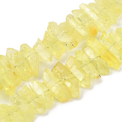 Natural Crackle Quartz Beads Strands G-R012-B06-03-1
