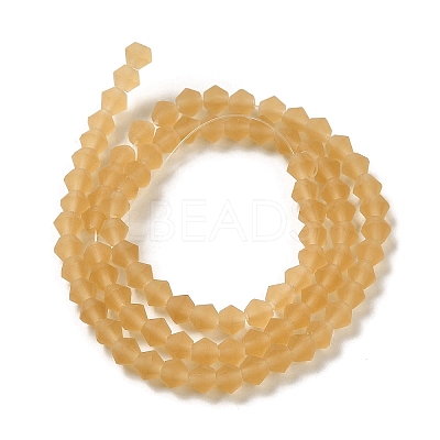 Imitate Austrian Crystal Frosted Glass Beads Strands EGLA-A039-T2mm-MD18-1