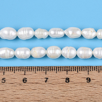 Natural Cultured Freshwater Pearl Beads Strands PEAR-N012-05B-01-1