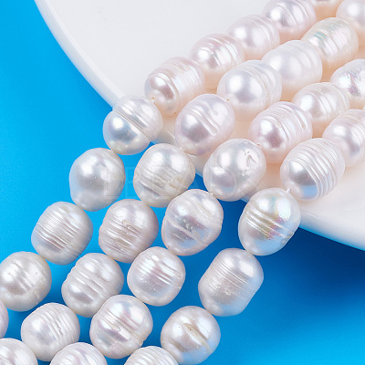 Natural Cultured Freshwater Pearl Beads Strands PEAR-N012-09B-1