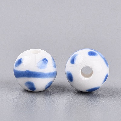 Handmade Porcelain Beads PORC-N012-12E-1
