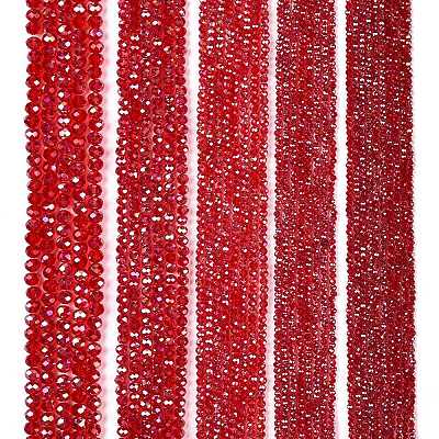 Electroplate Glass Beads Strands EGLA-A044-T2mm-B01-1