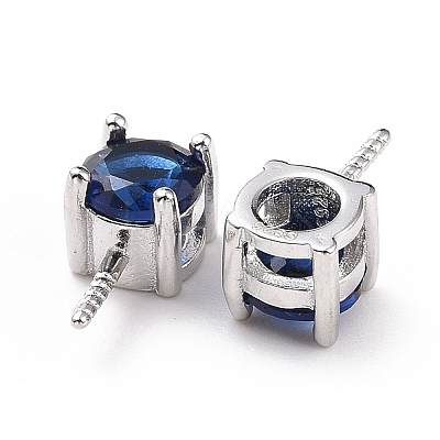 Rhodium Plated 925 Sterling Silver Peg Bails STER-D035-47P-1