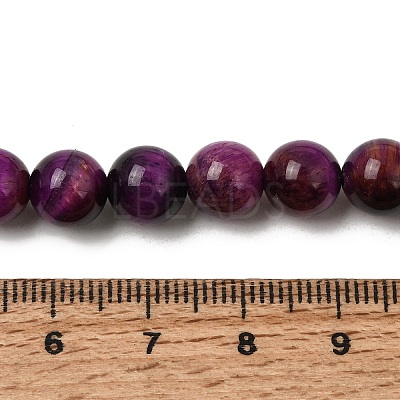 Grade AB Natural Tiger Eye Beads Strands G-B133-A02-8MM-04-1