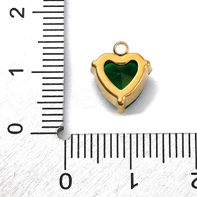 304 Stainless Steel Rhinestone Pendants STAS-P386-01G-01-1
