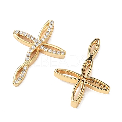 SHEGRACE Brass Clear Cubic Zirconia Pendants XGRQ3K113-566G-1
