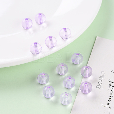 Transparent Acrylic Beads X-MACR-S370-A10mm-746-1