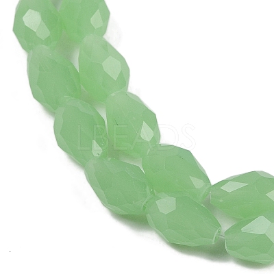 Electroplate Imitation Jade Glass Beads Strands EGLA-N013-J4mm-D04-1
