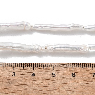 Natural Baroque Keshi Pearl Beads Strands PEAR-P064-09A-02A-1