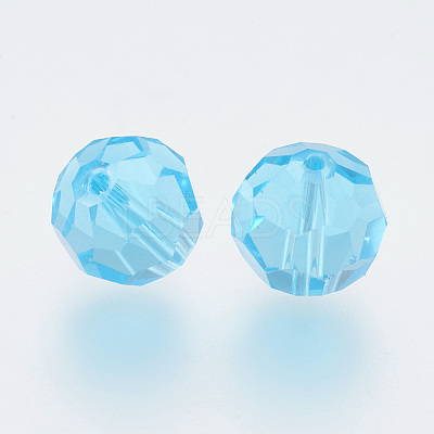 Imitation Austrian Crystal Beads SWAR-F021-8mm-202-1
