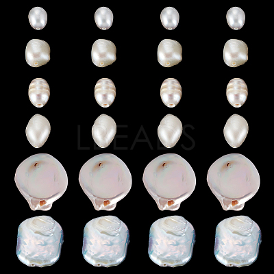 24Pcs 6 Styles Natural Pearl Beads PEAR-PH0001-29-1