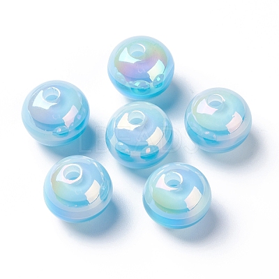 Stripe Resin Beads LS-RESI-B014-01B-01-1