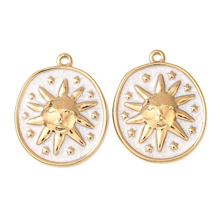 304 Stainless Steel Pendants X-STAS-N129-10G-01-1