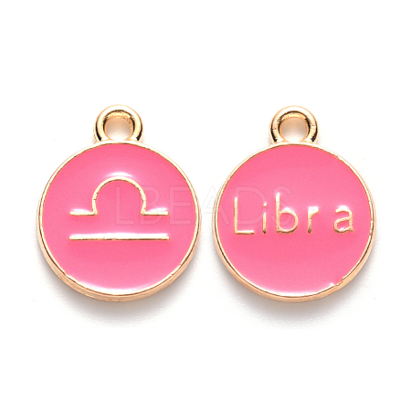 Alloy Enamel Pendants ENAM-S124-01A-03K-1