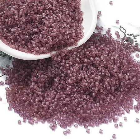 Frosted Colours Glass Seed Beads SEED-H003-06A-1