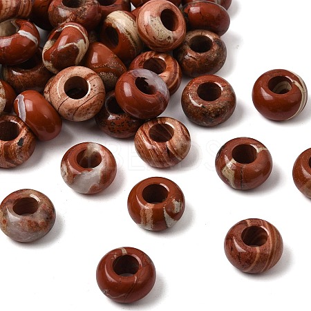 Brecciated Jasper European Bead SPDL-H004-3-1