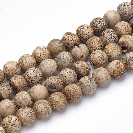 Dyed Natural Agate Beads Strands G-Q462-130D-6mm-1