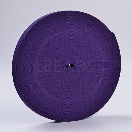 Colored Flat Elastic Rubber Band EC-WH0002-07-1