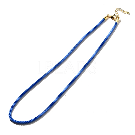 Nylon Milan Cord Necklace Making MAK-M028-01G-05-1