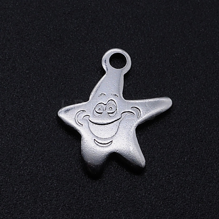 Tarnish Resistant 201 Stainless Steel Charms STAS-S105-T843-1