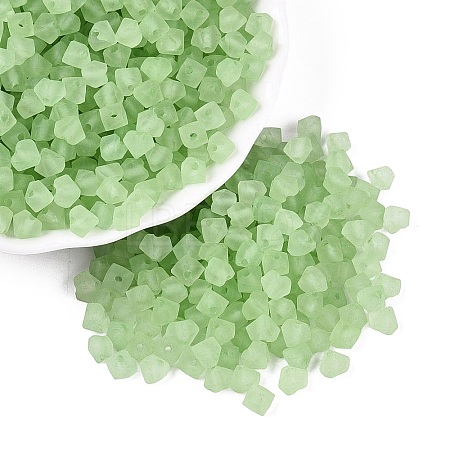 FGB Frosted Transparent Glass Seed Beads SEED-N013-03A-08-1