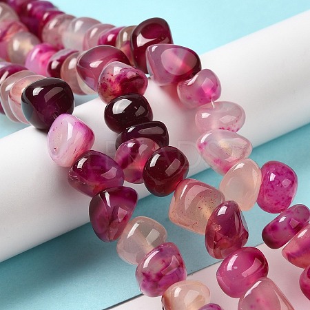 Natural Agate Beads Strands X-G-H295-B01-11-1