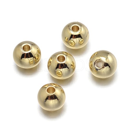 Brass Beads KK-E711-8mm-014G-NR-1