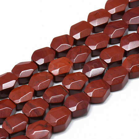 Natural Red Jasper Beads Strands G-T069-07-1