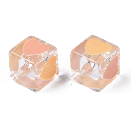 Transparent Acrylic Beads TACR-T004-10E-1
