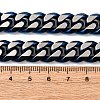12MM 304 Stainless Steel Cuban Link Chain Necklaces NJEW-C099-04B-01-5