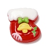 Christmas Theme Opaque Resin Cabochons RESI-R441-03-1