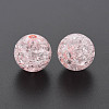 Transparent Crackle Acrylic Beads MACR-S373-66B-N10-2