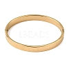 304 Stainless Steel Roman Numerals Hinged Cuff Bangles for Women SA-CBAC920-12G-4