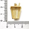 Brass Enamel Pendants KK-Z093-10G-3