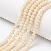 Opaque Solid Color Glass Beads Strands X-EGLA-A034-P4mm-D05-1