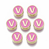 Alloy Enamel Beads ENAM-S122-028V-NR-1