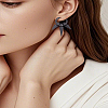 4Pcs 2 Colors 304 Stailess Steel Hoop Earrings EJEW-LP0007-059-3