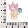 Resin Pendants RESI-Q012-02E-3