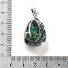 Natural Ruby in Zoisite Teardrop Pendants G-G112-03P-10-3