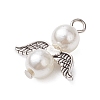 Acrylic Alloy Pendants PALLOY-JF02830-4
