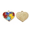 Alloy Enamel Pendants ENAM-J650-01G-01-1