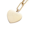 304 Stainless Steel Pendant Necklaces NJEW-L146-45G-2