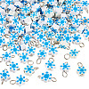 100Pcs 2 Style Christmas Handmade Polymer Clay Pendant and Connector Charms PALLOY-TAC0250-3